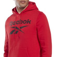 Reebok Kapuzenpullover Identity Fleece Hoodie rot Herren